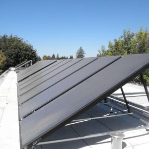 Elliot Crossing solar panels at roof top