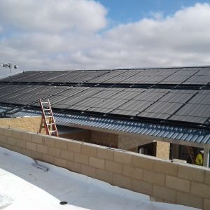 Roof solar Panels - Front View